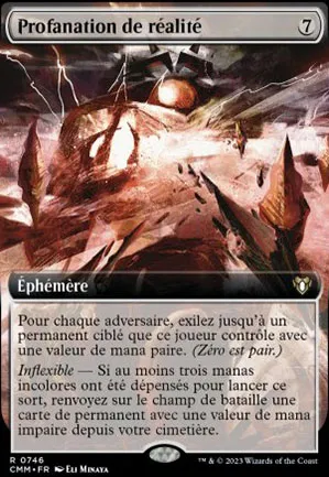 Profanation de réalité