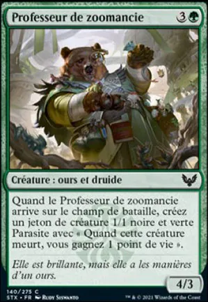 Professeur de zoomancie