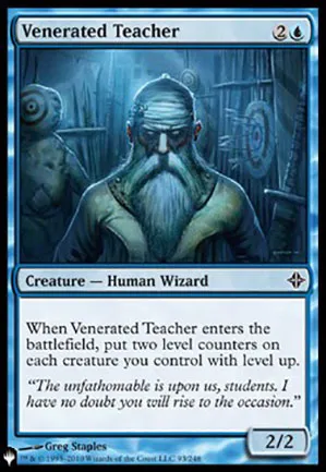 Professeur vénéré