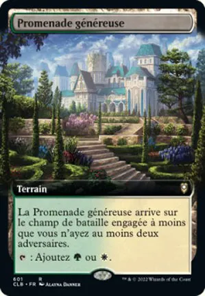 Promenade généreuse