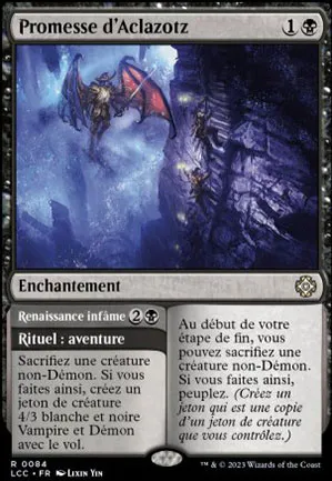 Promesse d'Aclazotz // Renaissance infâme