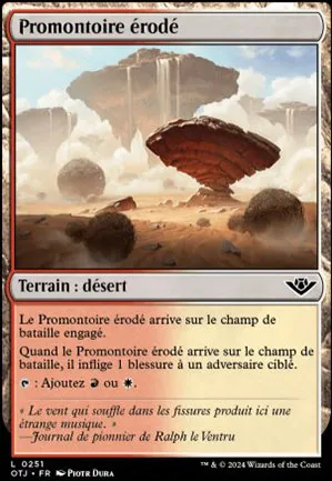 Promontoire érodé
