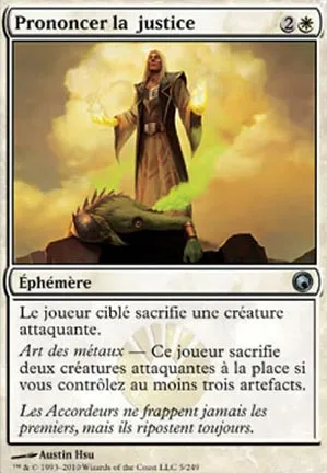 Prononcer la justice