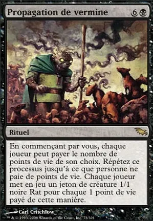 Propagation de vermine