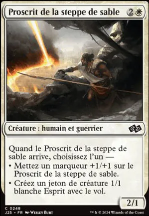 Proscrit de la steppe de sable