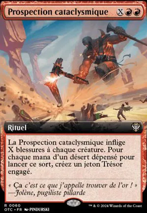 Prospection cataclysmique