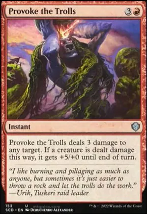 Provoquer les trolls