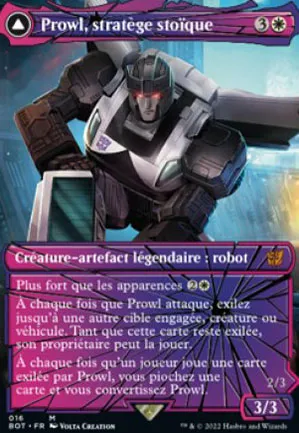 Prowl, stratège stoïque // Prowl, véhicule de poursuite