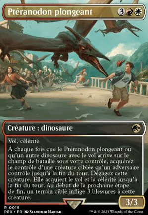Ptéranodon plongeant