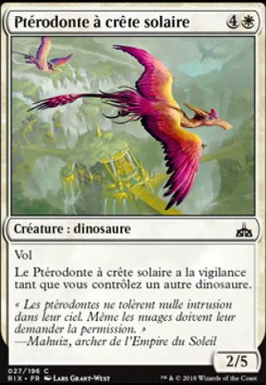 Ptérodonte à crête solaire