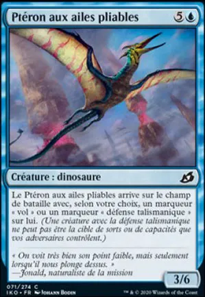 Ptéron aux ailes pliables