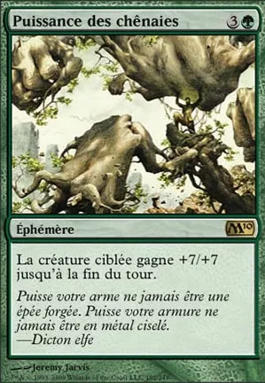 Puissance des chênaies
