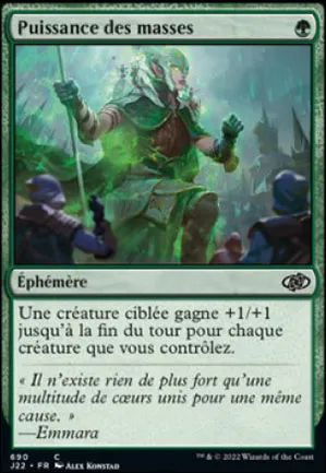 Puissance des masses
