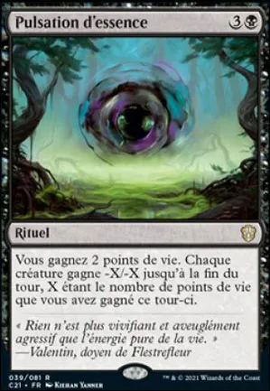 Pulsation d'essence
