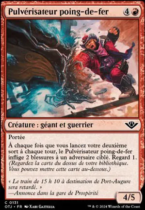 Pulvérisateur poing-de-fer