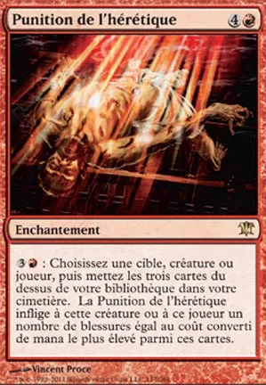 Punition de l'hérétique