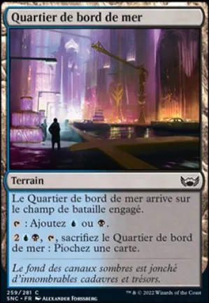 Quartier de bord de mer