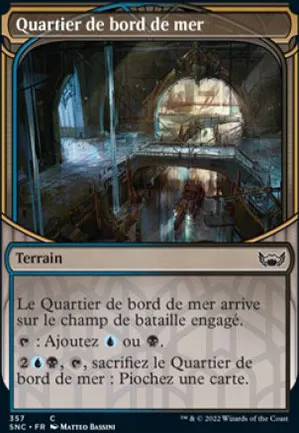 Quartier de bord de mer