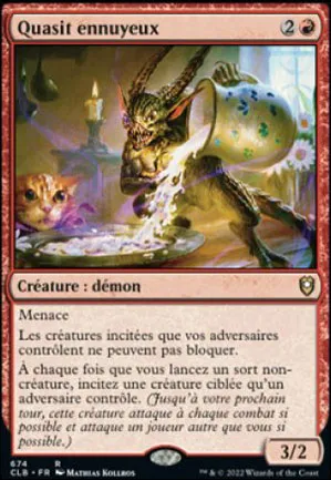 Quasit ennuyeux
