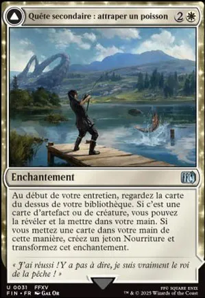 Quête secondaire : attraper un poisson // Camping et cuisine