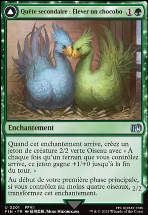 Quête secondaire : Élever un chocobo // Chocobo noir
