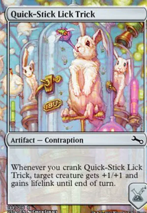 Quick-Stick Lick Trick