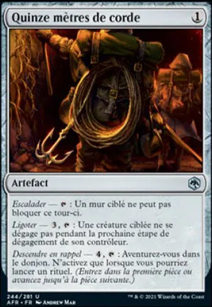 Quinze mètres de corde