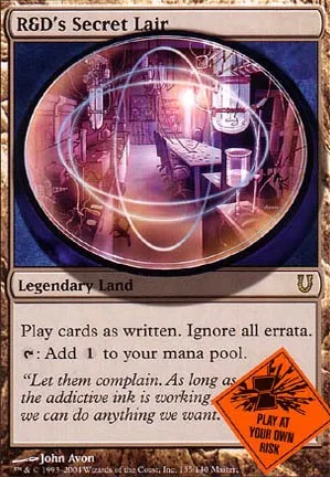 R&D's Secret Lair