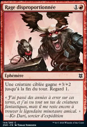 Rage disproportionnée