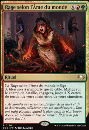 Rage selon l'Âme du monde
