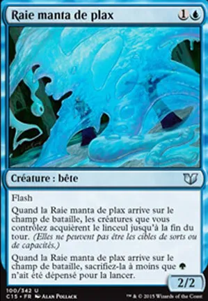 Raie manta de plax