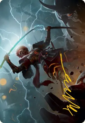 Raiyuu, tranchant de la tempête - Illustration