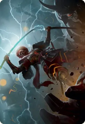Raiyuu, tranchant de la tempête - Illustration