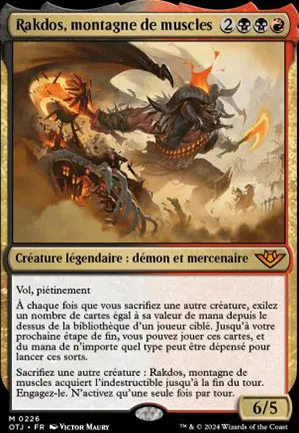 Rakdos, montagne de muscles