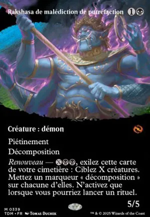 Rakshasa de malédiction de putréfaction