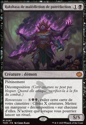 Rakshasa de malédiction de putréfaction