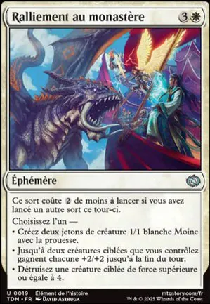 Ralliement au monastère