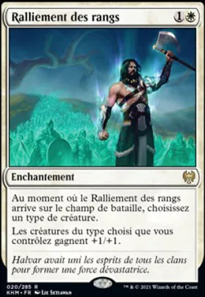 Ralliement des rangs