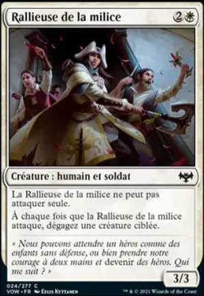 Rallieuse de la milice