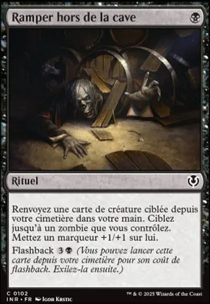 Ramper hors de la cave