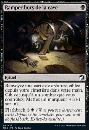 Ramper hors de la cave