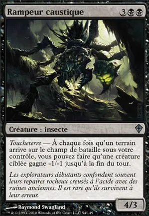 Rampeur caustique