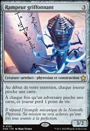 Rampeur griffonnant