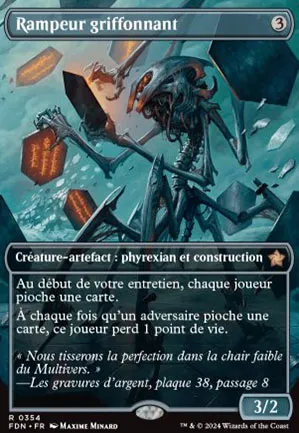 Rampeur griffonnant