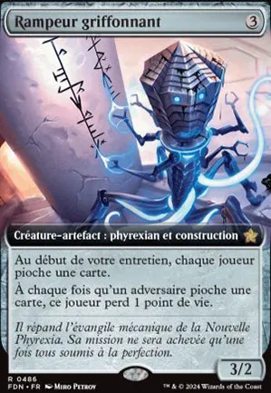Rampeur griffonnant