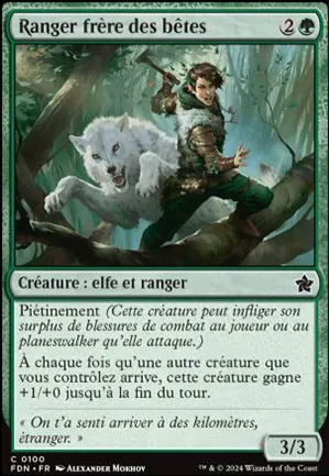 Ranger frère des bêtes