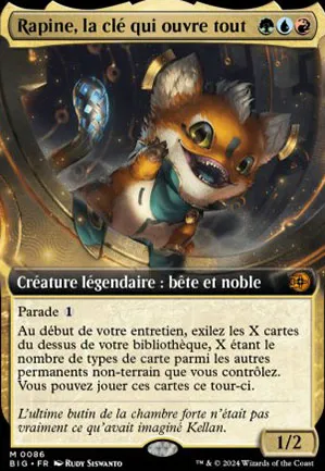 Rapine, la clé qui ouvre tout
