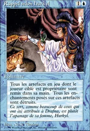 Rappel selon Hurkyl