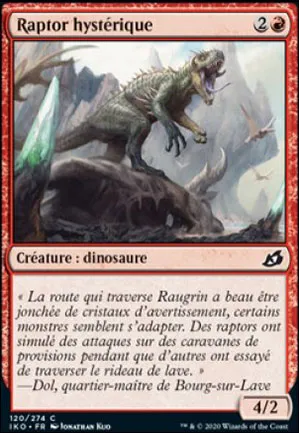 Raptor hystérique