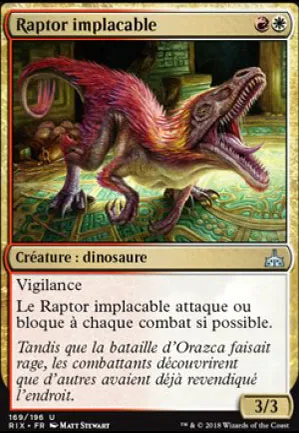 Raptor implacable